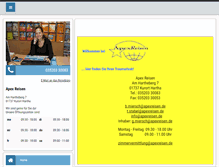 Tablet Screenshot of apexreisen.de